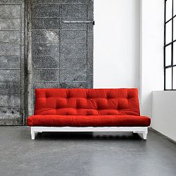 Rozkládací pohovka Karup Fresh White/Red