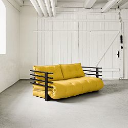 Rozkládací pohovka Karup Funk Black/Amarillo