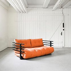 Rozkládací pohovka Karup Funk Black/Orange