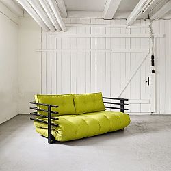 Rozkládací pohovka Karup Funk Black/Pistacie