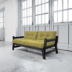 Rozkládací pohovka Karup Step Black/Avocado Green