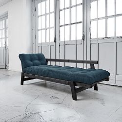 Rozkládací pohovka Karup Step Black/Deep Blue