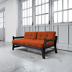 Rozkládací pohovka Karup Step Black/Orange