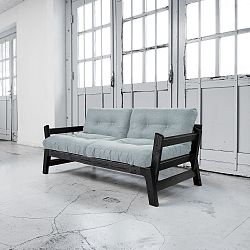 Rozkládací pohovka Karup Step Black/Sky Blue