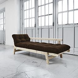 Rozkládací pohovka Karup Step Natural/Choco Brown