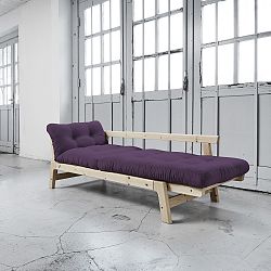 Rozkládací pohovka Karup Step Natural/Purple