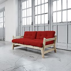 Rozkládací pohovka Karup Step Natural/Red