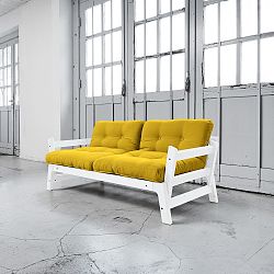 Rozkládací pohovka Karup Step White/Amarillo