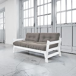 Rozkládací pohovka Karup Step White/Granite Grey