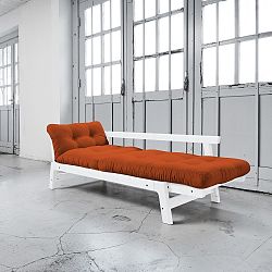 Rozkládací pohovka Karup Step White/Orange