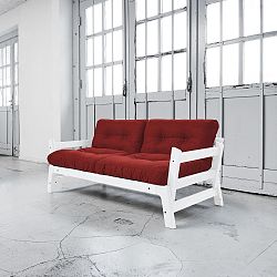 Rozkládací pohovka Karup Step White/Passion Red