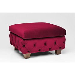 Rubínově červený taburet Kare Design My Desire