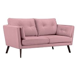 Růžová 3místná pohovka Mazzini Sofas Cotton