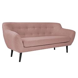 Růžová 3místná pohovka Mazzini Sofas Piemont
