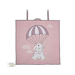 Růžová bavlněná dětská deka Bloomingville Baby