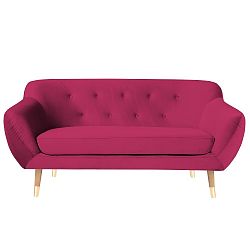 Růžová dvoumístná pohovka Mazzini Sofas Amelie