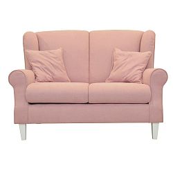 Růžová dvoumístná pohovka Sinkro Flamingo