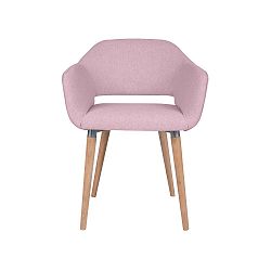 Růžová jídelní židle Cosmopolitan Design Napoli