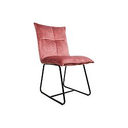 Růžová jídelní židle HMS collection Estelle