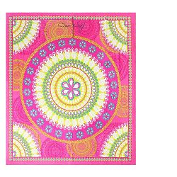 Růžová plážová deka Sun & Surf Mandala Marga