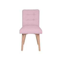 Růžová židle Micadoni Home Lucio