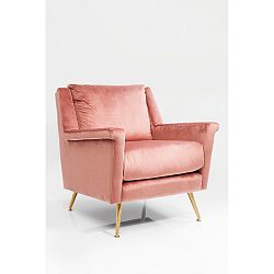Růžové křeslo Kare Design San Diego