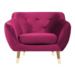 Růžové křeslo Mazzini Sofas Amelie