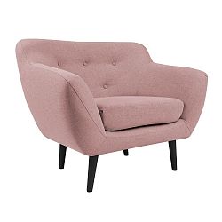 Růžové křeslo Mazzini Sofas Piemont