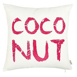 Růžovo-bílý na polštář Apolena Coconut, 43 x 43 cm