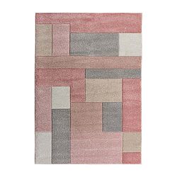 Růžovo-šedý koberec Flair Rugs Cosmos, 80 x 150 cm