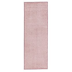 Růžový běhoun Hanse Home Pure, 80 x 200 cm