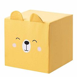 Růžový dětský puf Rainbow Rabbit - Yellow Tipi