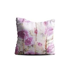 Růžový polštář Oyo home Romantic, 40 x 40 cm