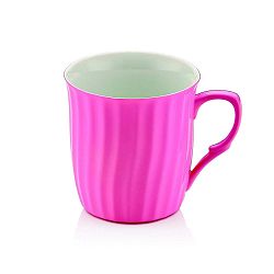Růžový porcelánový hrnek Efrasia