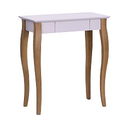 Růžový psací stůl Ragaba Lillo, délka 65 cm
