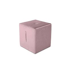 Růžový puf Mazzini Sofas Margaret, 40 x 45 cm