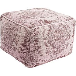 Růžový puf s ornamentem Kare Design Kelim