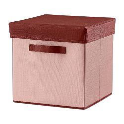 Růžový úložný box Flexa Room