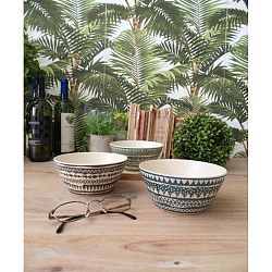Sada 12 bambusových misek Orchidea Milano, ⌀ 15 cm