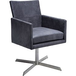 Sada 2 antracitových křesel Kare Design Dialog