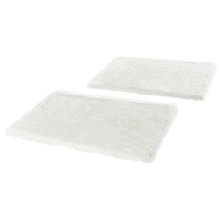Sada 2 bílých koberečků k posteli Mint Rugs