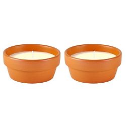 Sada 2 citronelových svícek KJ Collection, ⌀ 13 cm