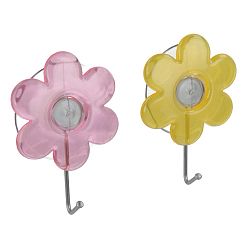 Sada 2 háčků s přísavkou Metaltex Fiore