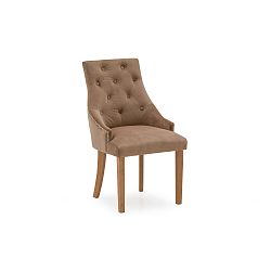 Sada 2 hnědých jídelních židlí VIDA Living Hobbs