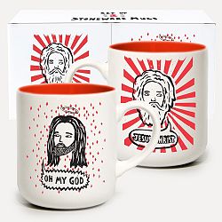 Sada 2 hrnků z kameniny U Studio Design Jesus