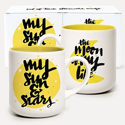 Sada 2 hrnků z kameniny U Studio Design Moon