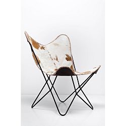 Sada 2 kožených křesel Kare Design Butterfly Fur