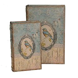 Sada 2 krabiček Antic Line Bird Book