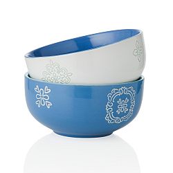 Sada 2 misek z kameniny Brandani Panarea Cobalt
