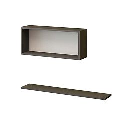Sada 2 nástěnných polic Gravel, délka 80 cm